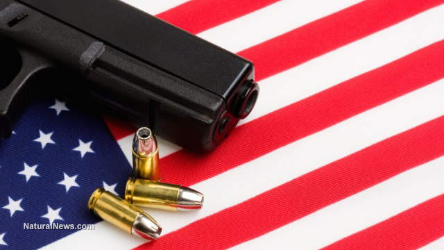 Handgun-Bullets-American-Flag