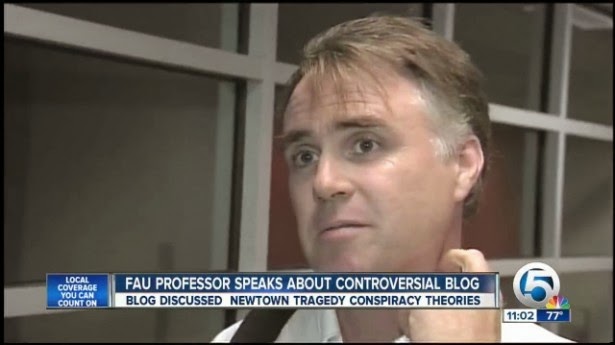 Tenured professor who claims Sandy Hook shooting was a hoax fired in light of public protest