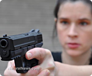 Woman-Aiming-Handgun