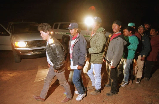 illegal immigrants caught by border patrol