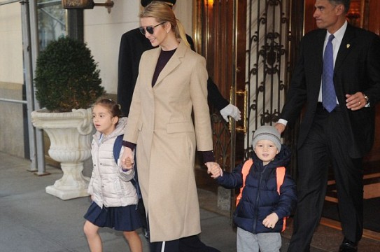 Ivanka Trump, photographed leaving her apartment in New York City with Arabella and Joseph, is also going to hire a chief of staff as part of her role as first daughter